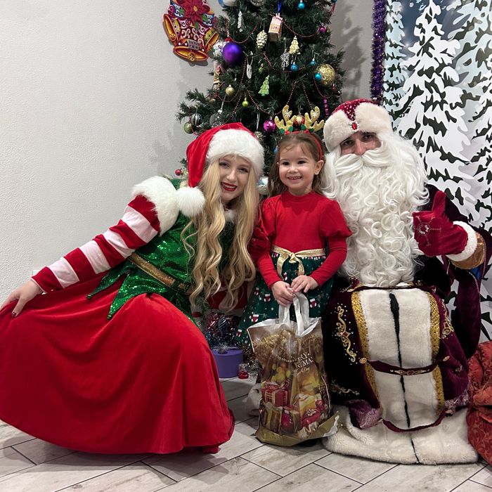 Експрес новорічне привітання Санта Клаус Ельф Дід Мороз та Снігуронька