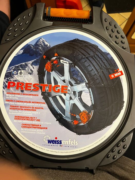 ŁAŃCUCHY ŚNIEGOWE Weiss PRESTIGE M44 – 9 mm – NOWE /nieużywane