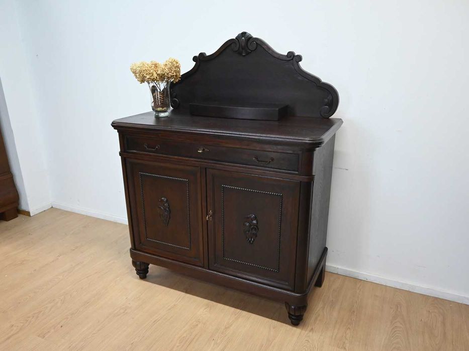 komoda z szufladą na toczonych nóżkach 110708