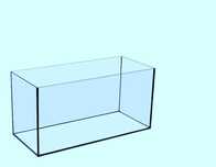 Akwarium 140 l 80x35x50