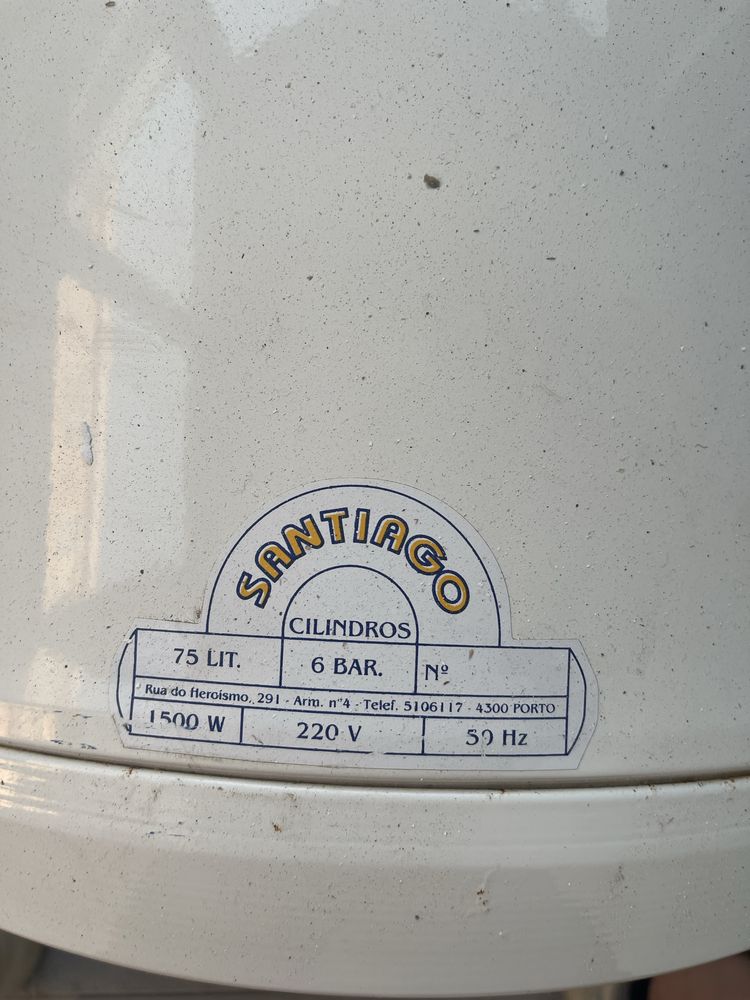 Cilindro agua 75 litros