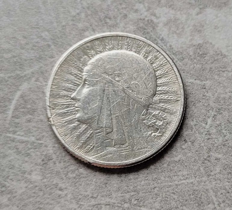 140) POLSKA II RP srebro - 2 Złote - 1934 r. - Głowa kobiety