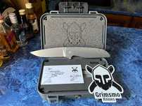 Складной нож • Grimsmo Rask #1807 Titanium RWL-34 • /Оригинал/