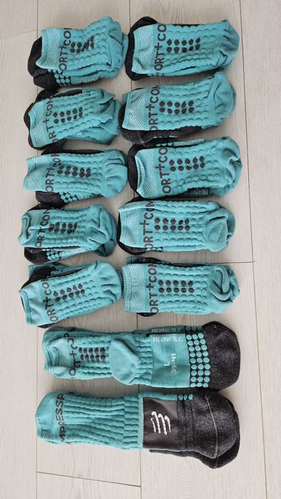 Шкарпетки компресійні трекінгові compressport psr v3 39-41 з шерсті ме