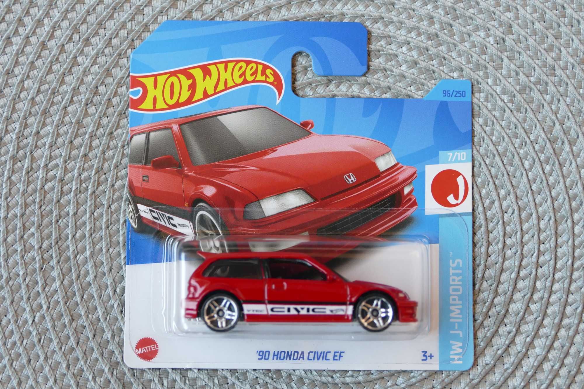 Hot Wheels autko "Resorak" '90 HONDA CIVIC EF edycja 2023r.