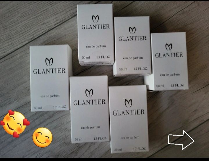 3 szt glantier perfumy damskie i męskie