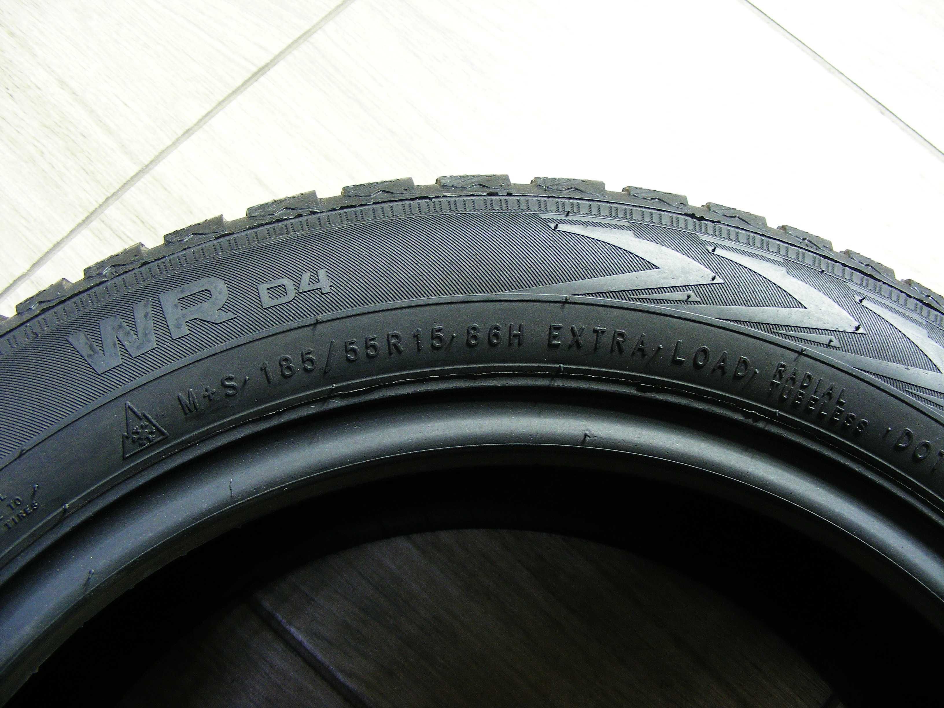Зимова гума 185/55/15 -2 шт.Nokian Tyres WR D4.