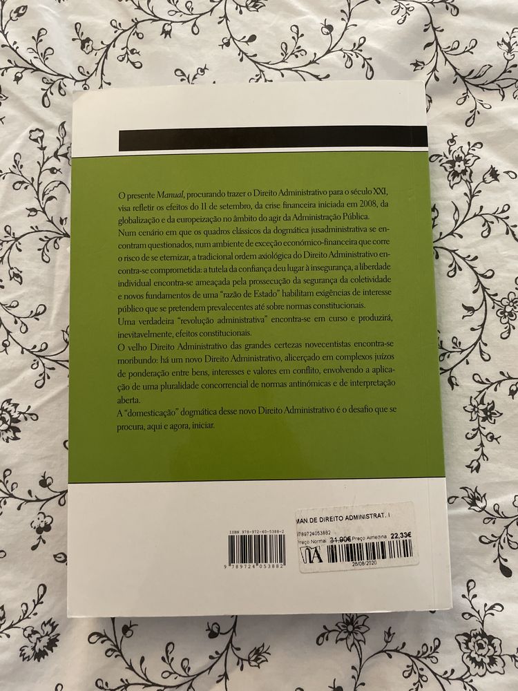 Manual de Direito Administrativo (Volume I) - Paulo Otero