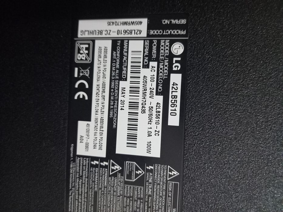 Plasma lg 42 polegadas