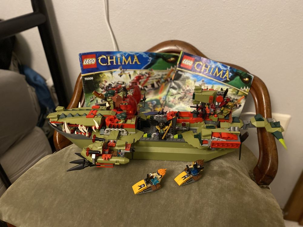 LEGO Chima Krokodyla łódź Craggera 70006