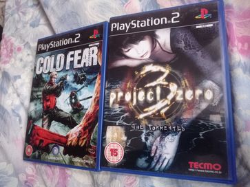 Gry Cold Fear i Project Zero Playstation 2