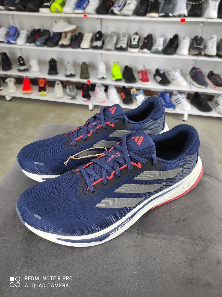 ОРИГІНАЛ 100% Кросівки Adidas Supernova Rise 2 M Navy Blue-Red Shoes45