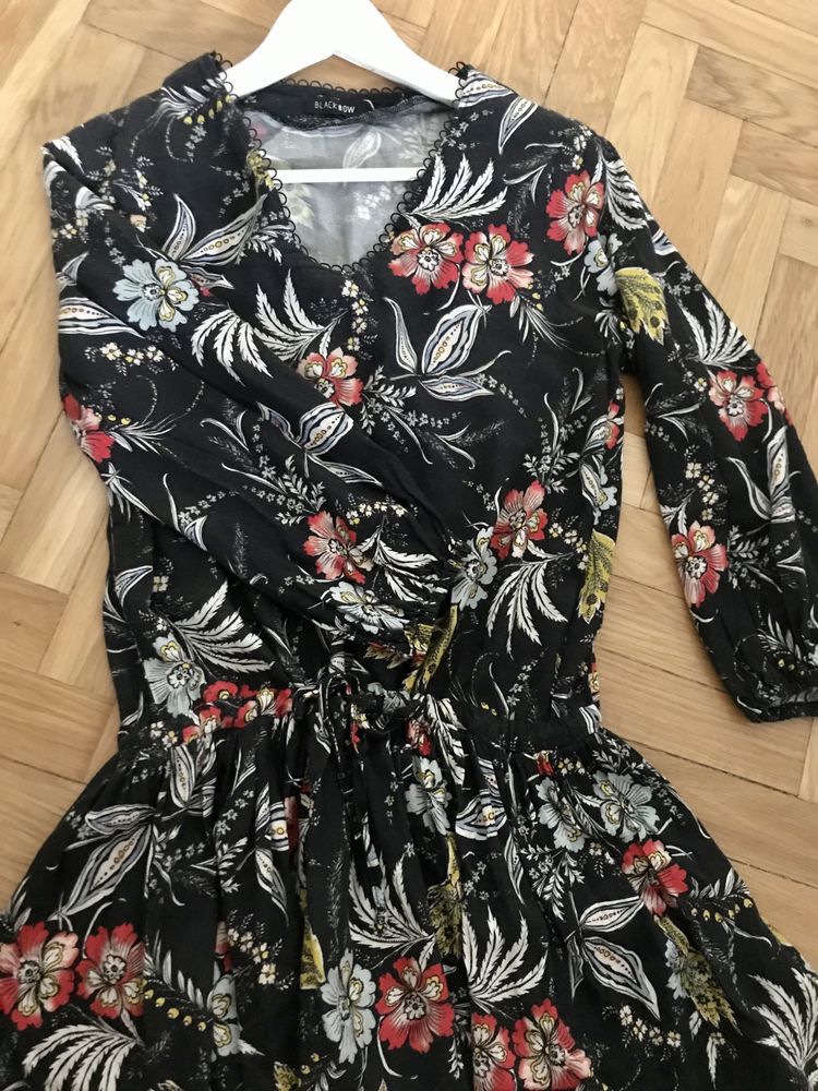 Sukienka Blackbow Showroom XS/34 boho kwiaty