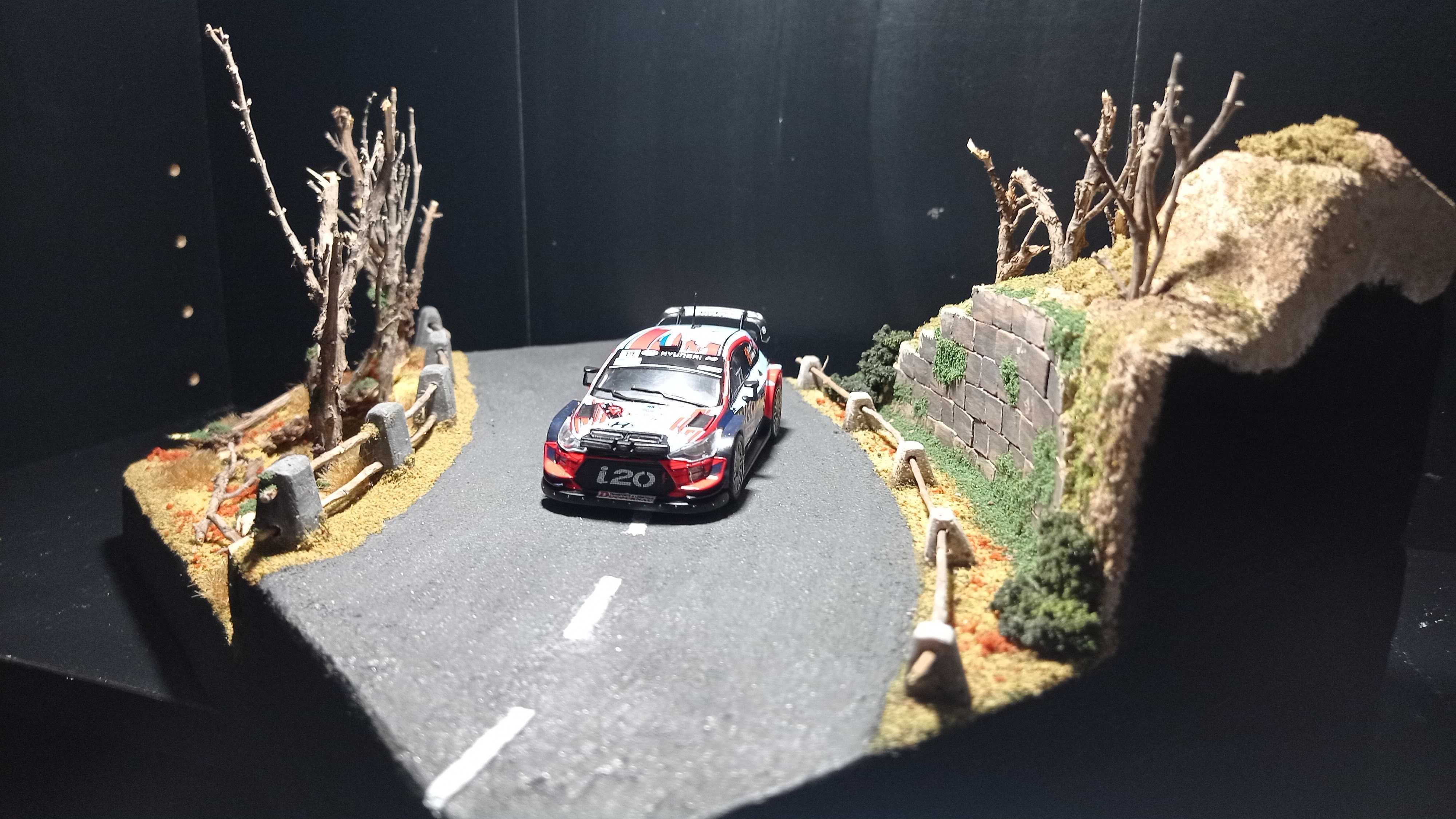 Diorama de Rallye 1/43