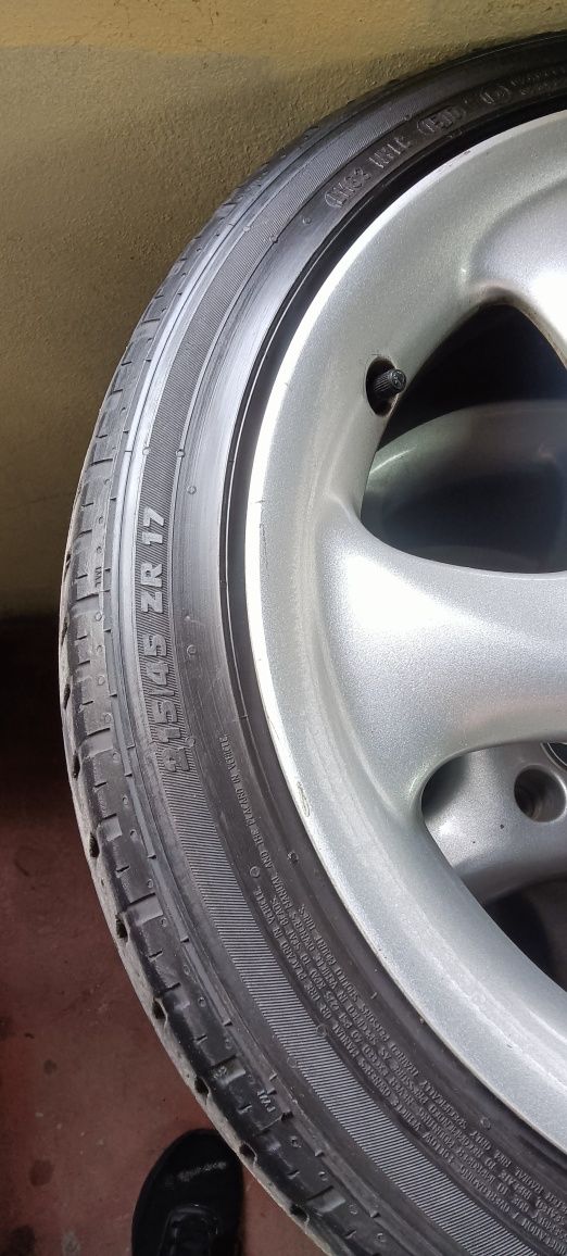Vendo jantes 17 Porsche com adaptação para seat e vw