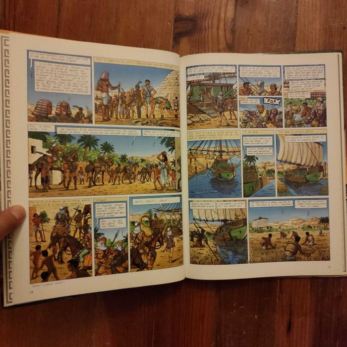 Banda desenhada - "Le pharaon" e "Osiris" - Keos e Orion