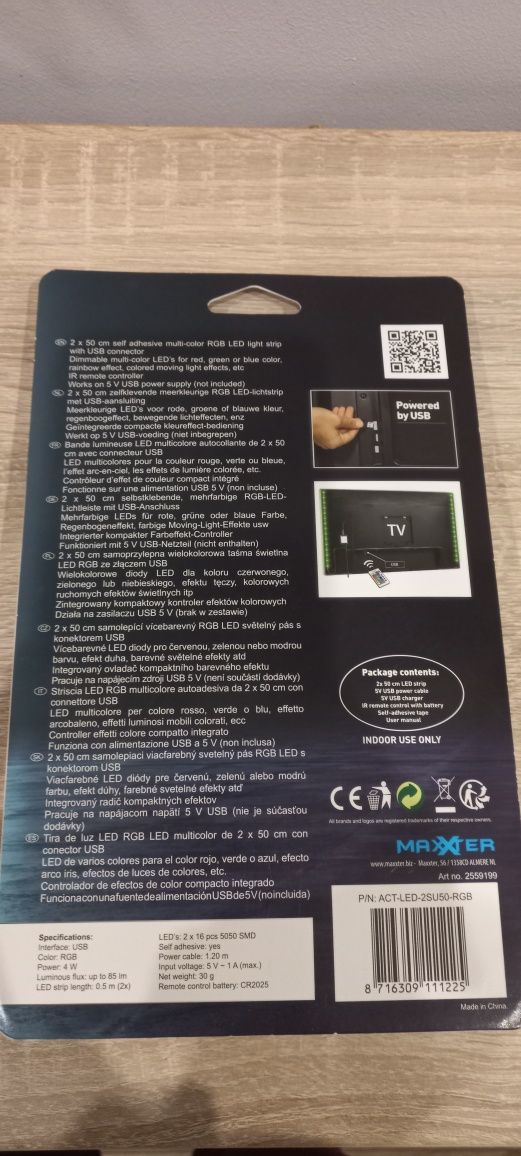 Taśma  led  z pilotem
