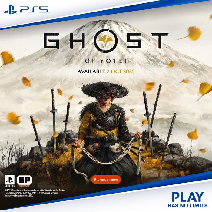 Ghost Of Yotei PS5, Гра Для Playstation 5, Не Диск