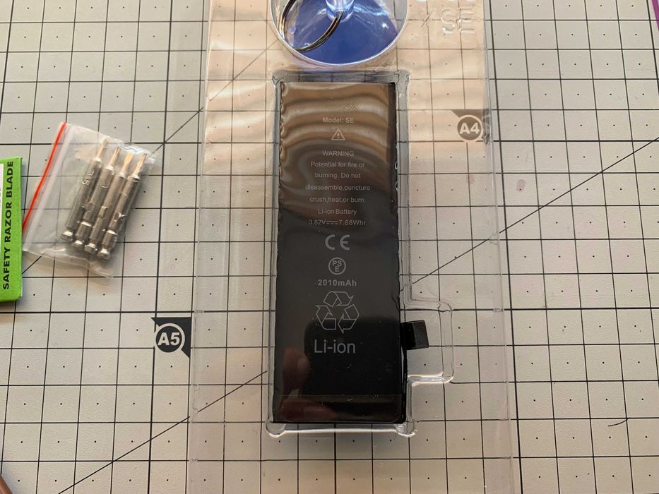 Bateria - Zestaw do wymiany - iPhone SE/5SE - większa pojemność