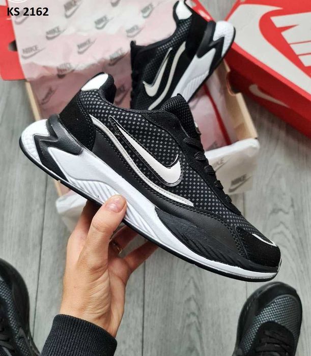 Кросівки Nike Air Black White. Арт: KS 2162