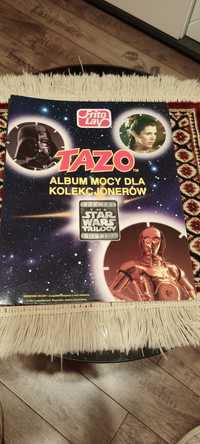 Tazos Album Mocy dla kolekcjonerów Star Wars Trilogy z lat 80'