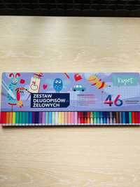 Zestaw długopisów żelowych dla dziecka na prezent do szkoły w pudełku