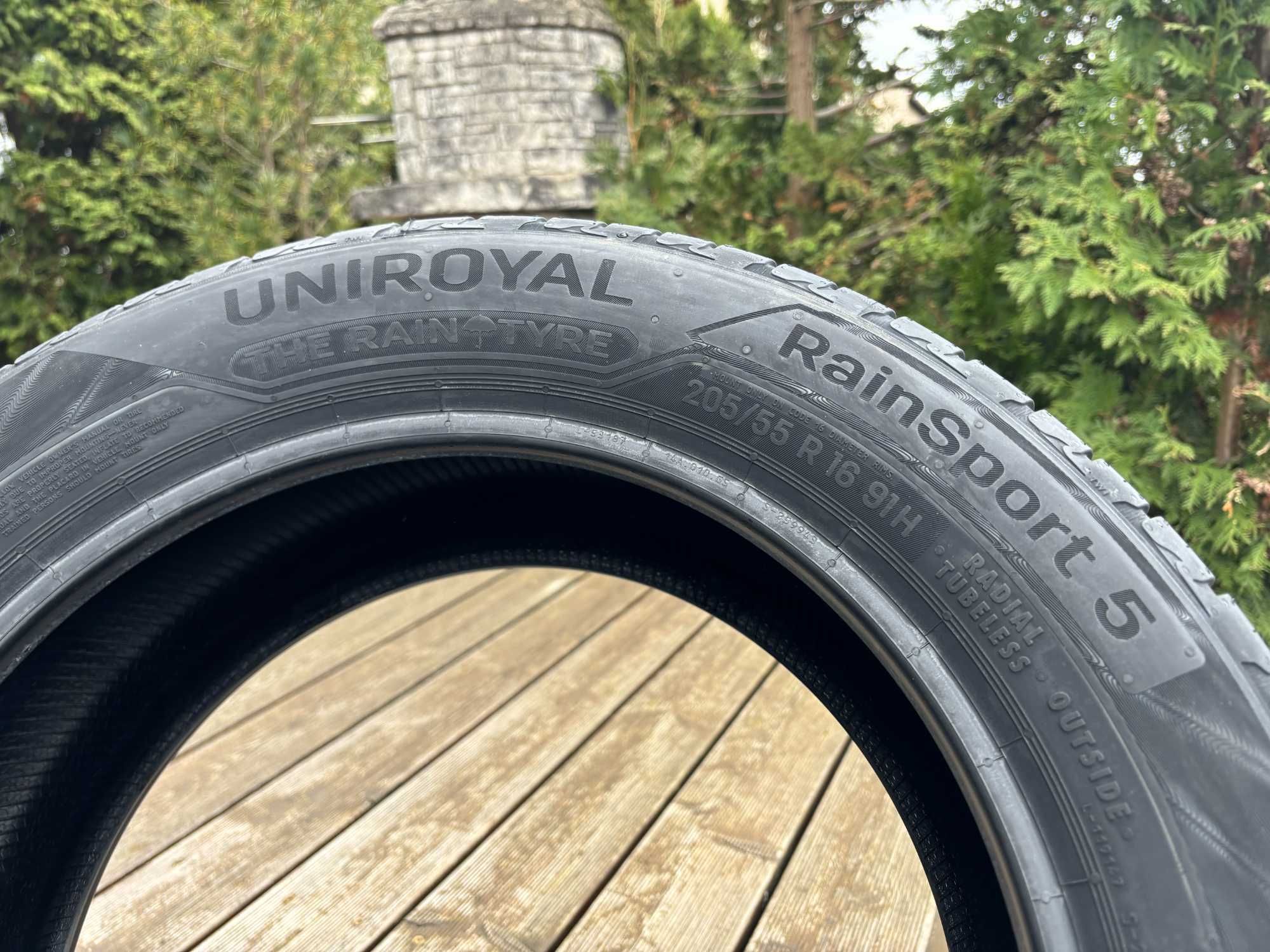 4szt letnie 205/55R16 Uniroyal RainSport5 91H prod. 2024r C,A,71db gw