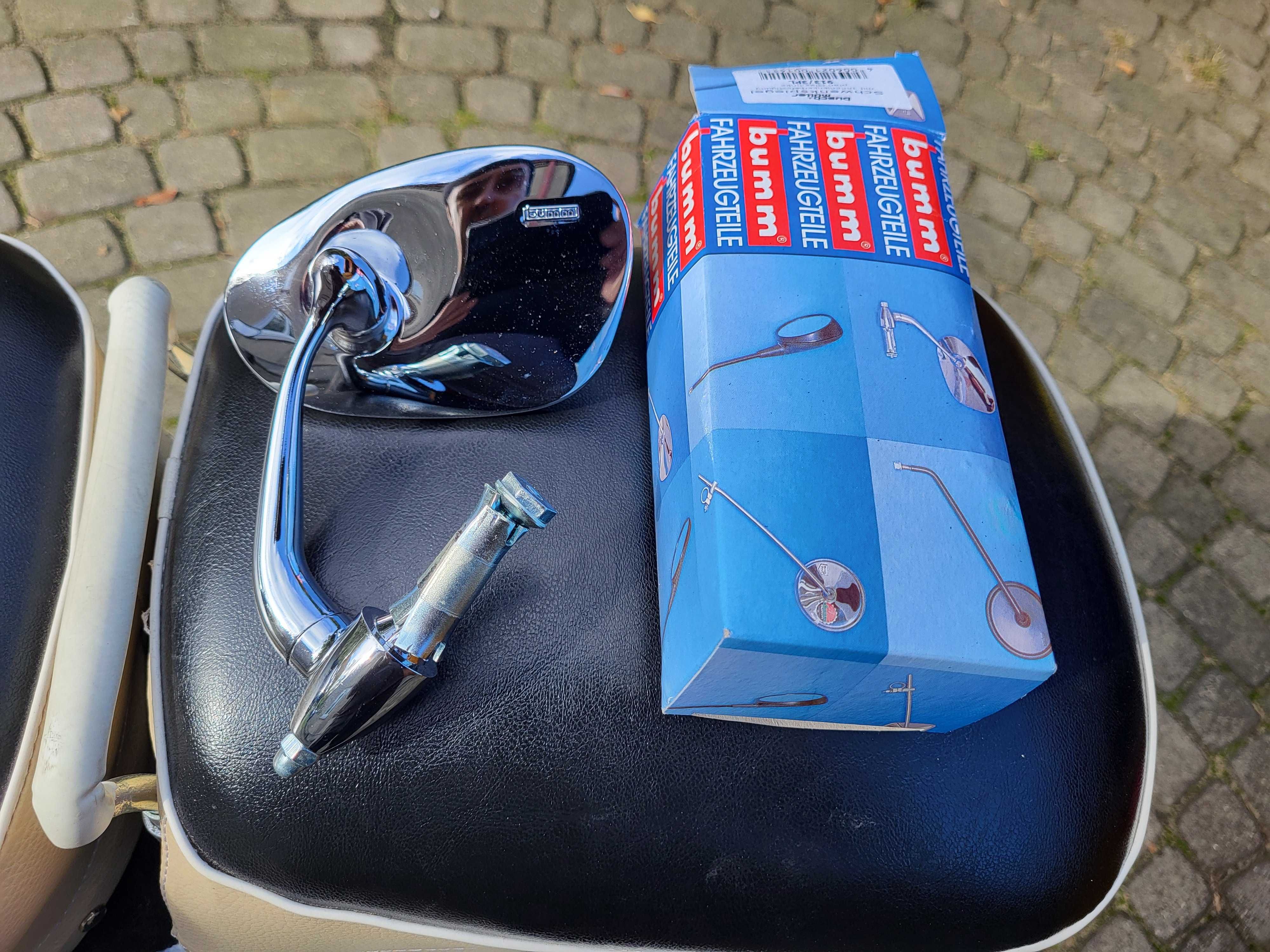 Lewe nowe lusterko do Awo Simson 425 S - bez szkła.