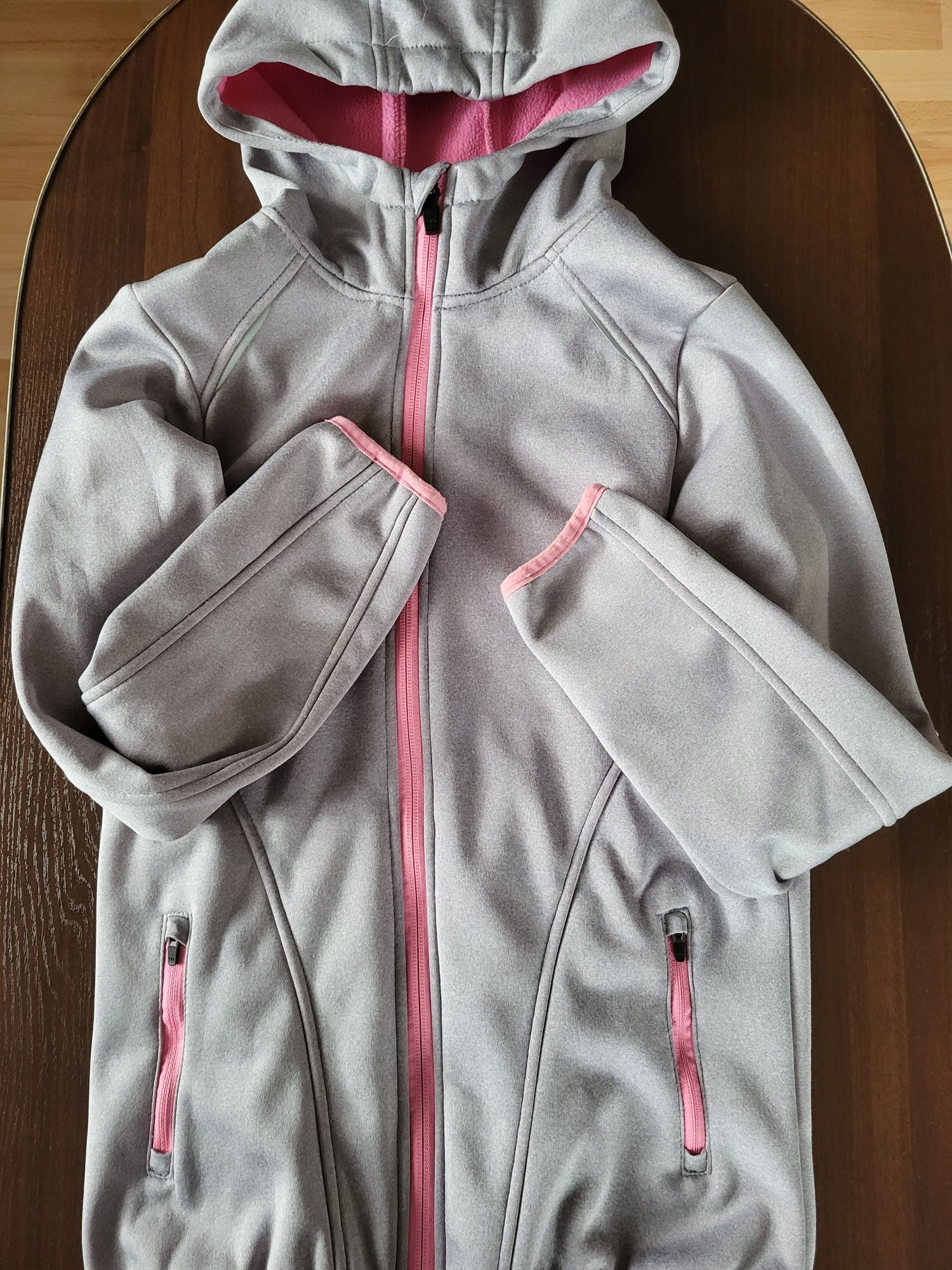 Kurtka wiosenna  softshell dla dziewczynki crivit rozm 146/152