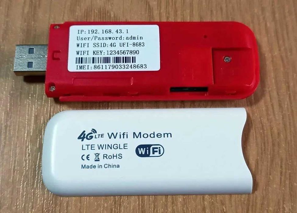 LTE 4G USB модем з Wi-Fi роутером (новий)
