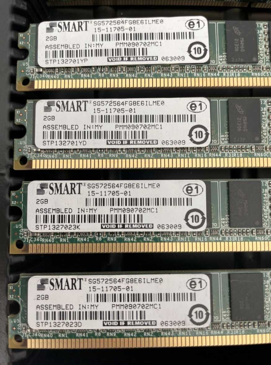 Память SMART 667MT/s 240-RDIMM ECC 8Gb 4x2Gb Cisco HP Juniper