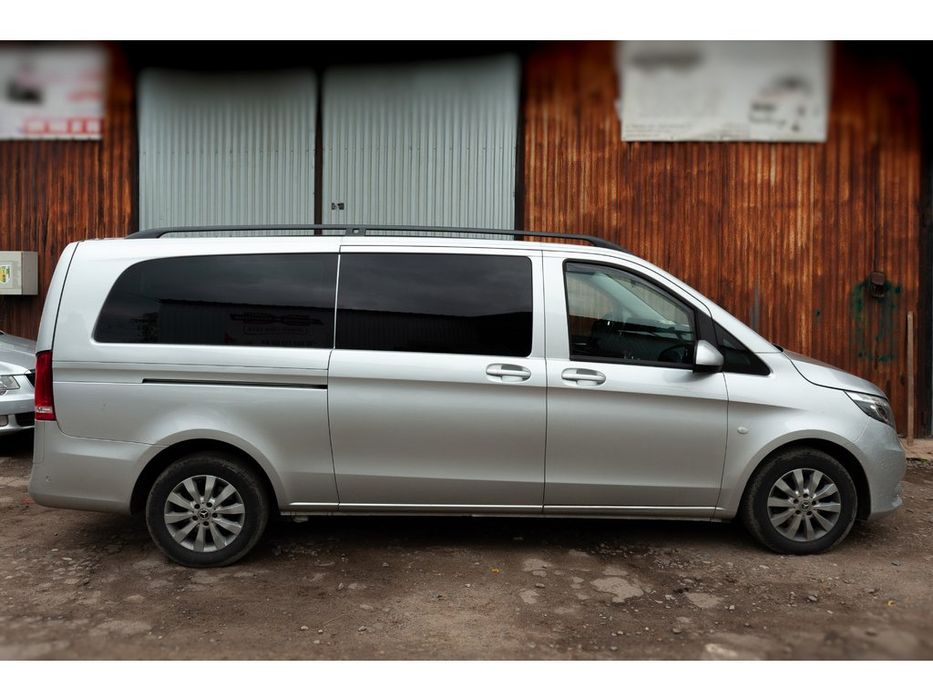 Рейлінги чорні для Mercedes Vito/V-class W447 2014 р оригінал метал