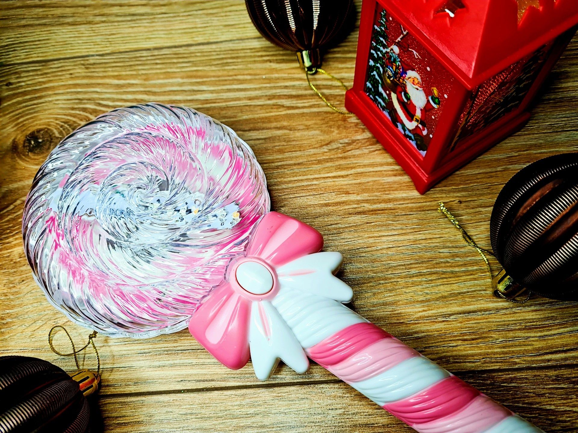 Nowa magiczna Różdżka Lizak z dźwiękiem światłem - zabawki