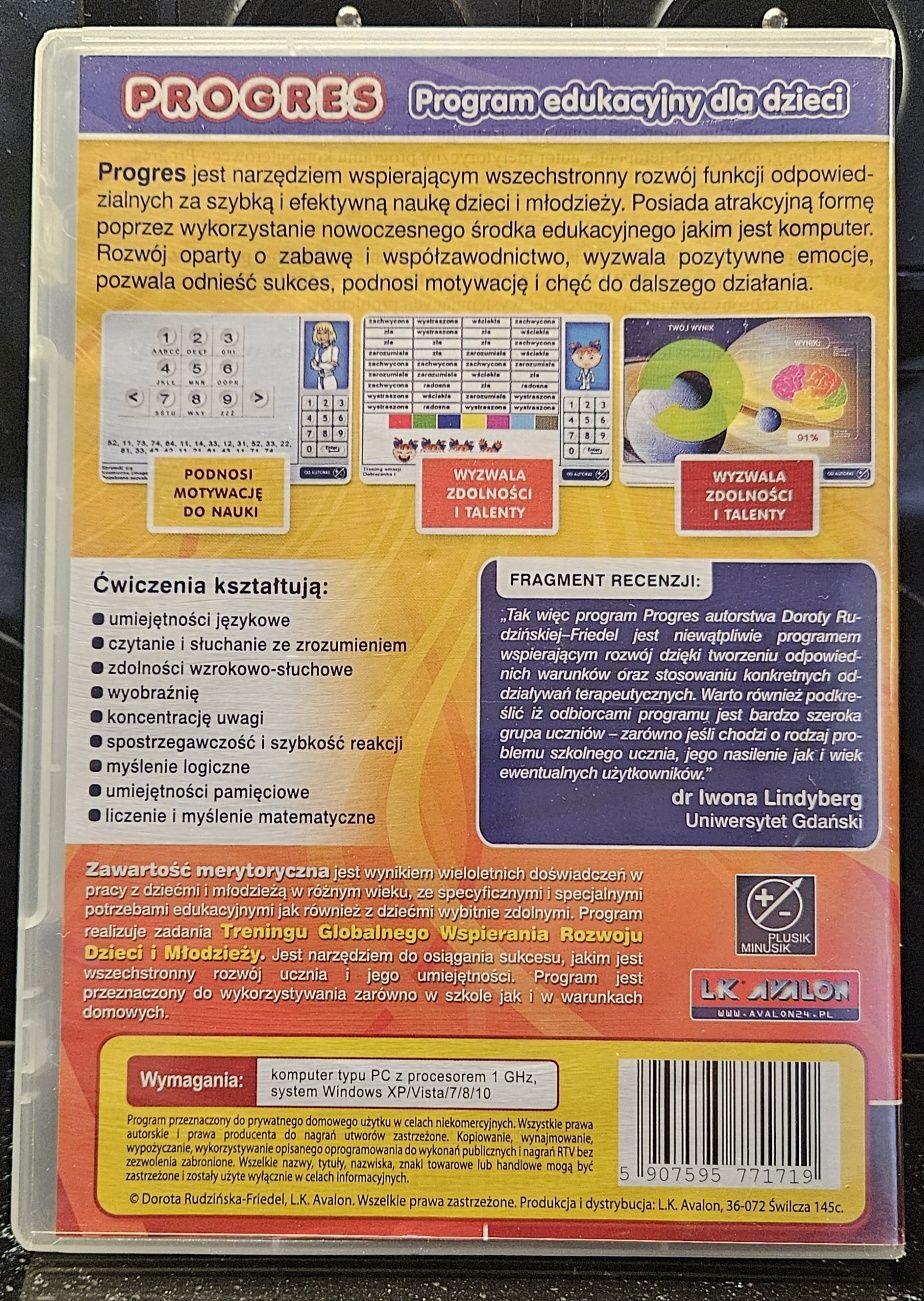 Progres. Program edukacyjny dla dzieci i młodzieży (6-15 lat) PC. Pole