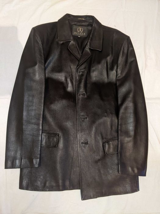 Пиджак мужской кожаный 52