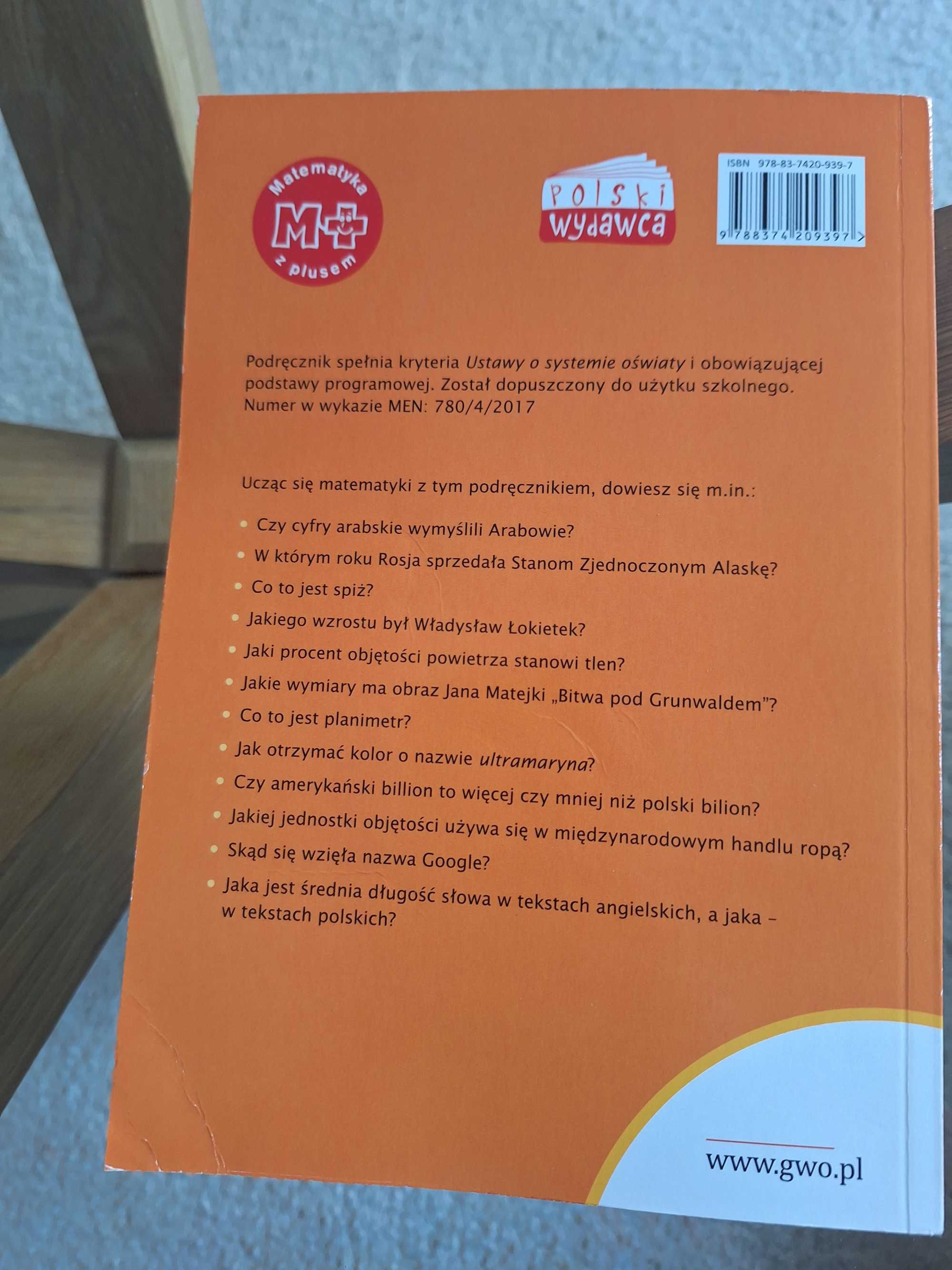 Matematyka z plusem 7 GWO nowa