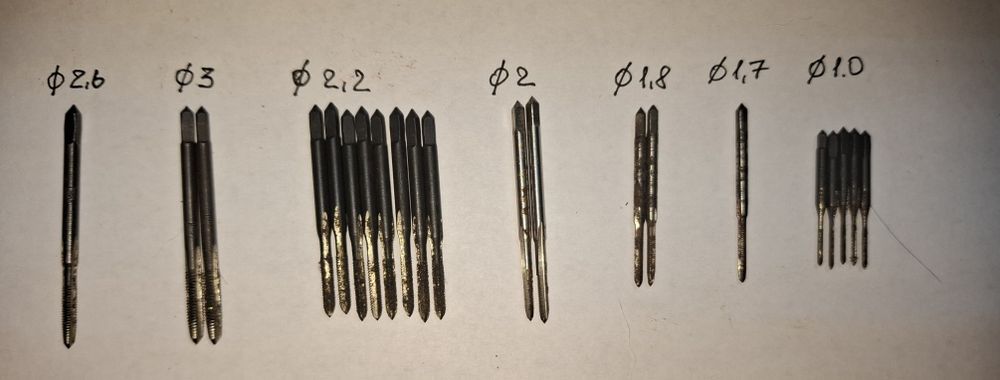 Мечики и сверла.