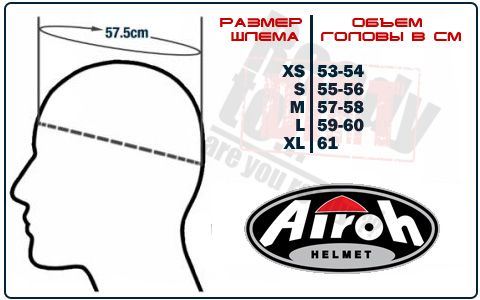 Шлем для Мотокросса AIROH AVIATOR 3 ОРИГИНАЛ! Размер S.