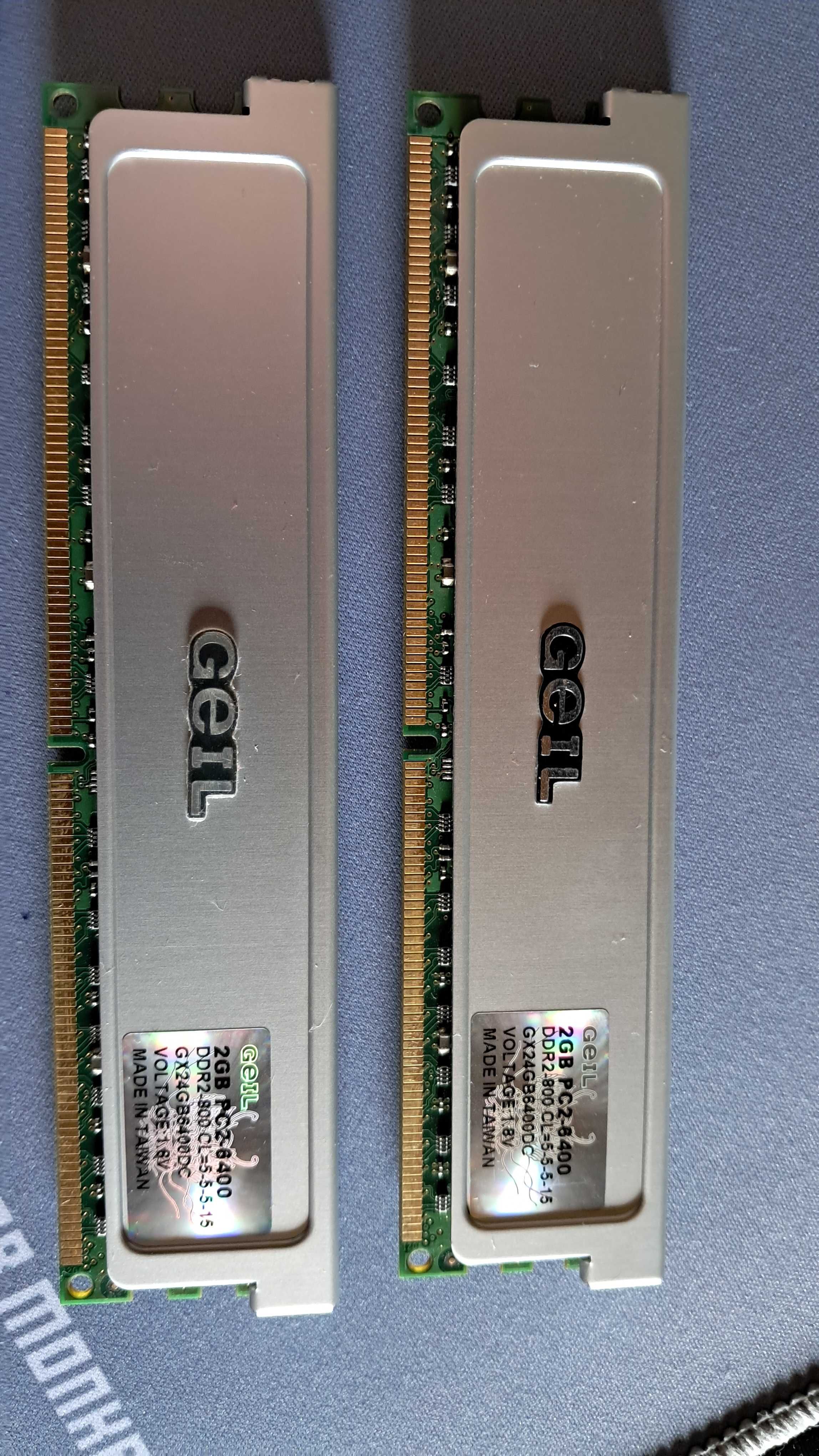 GEIL pamięć RAM 2x 2GB DDR2-800 CL=5-5-5-15