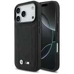 Etui BMW M Quilted Logo MagSafe na iPhone 17 Pro - czarne
