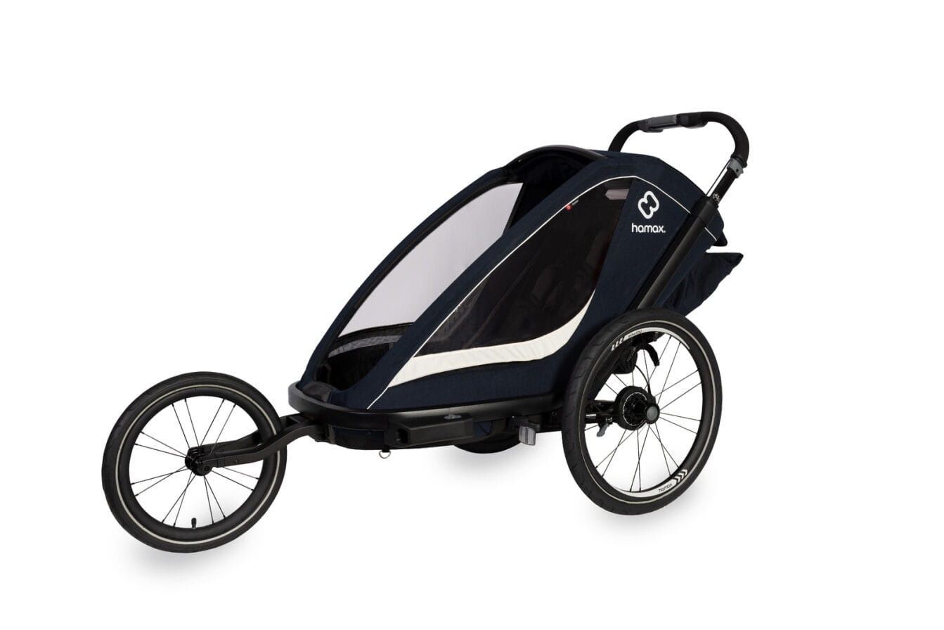 Hamax Breeze One Navy/Cream wózek przyczepka rowerowa pojedyncza