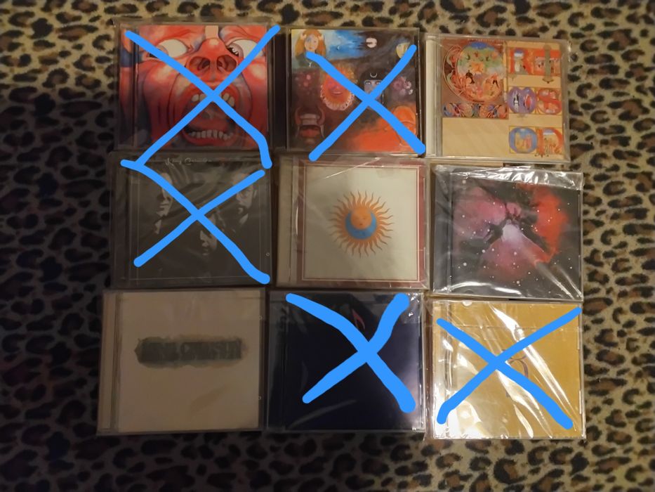 Продам компакт диски cd  King Crimson, Badfinger Steely Dan,Grand Funk
