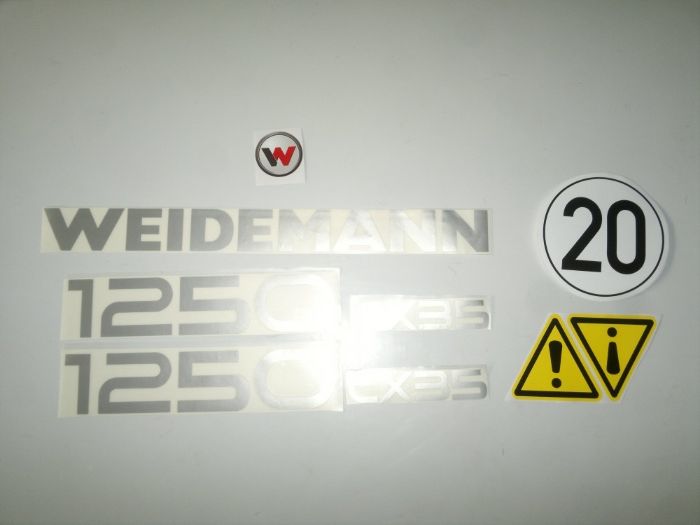 naklejki ładowarka weidemann 1240 waidemann 1250 weidemann 2070cx35