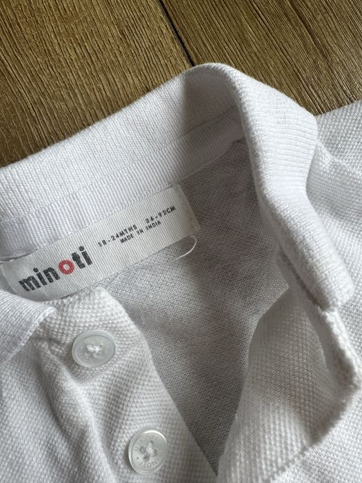 Bluzki biale dla chlopca polo