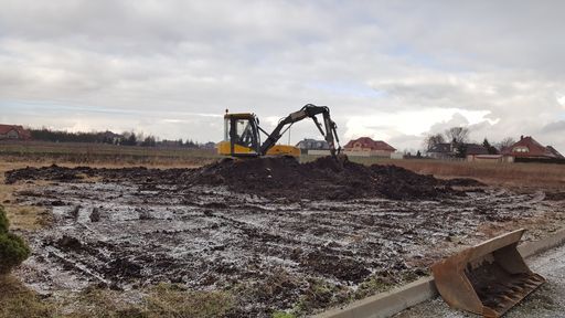 Koparko ładowarka mecalac 12 usługi wynajem koparki koparka