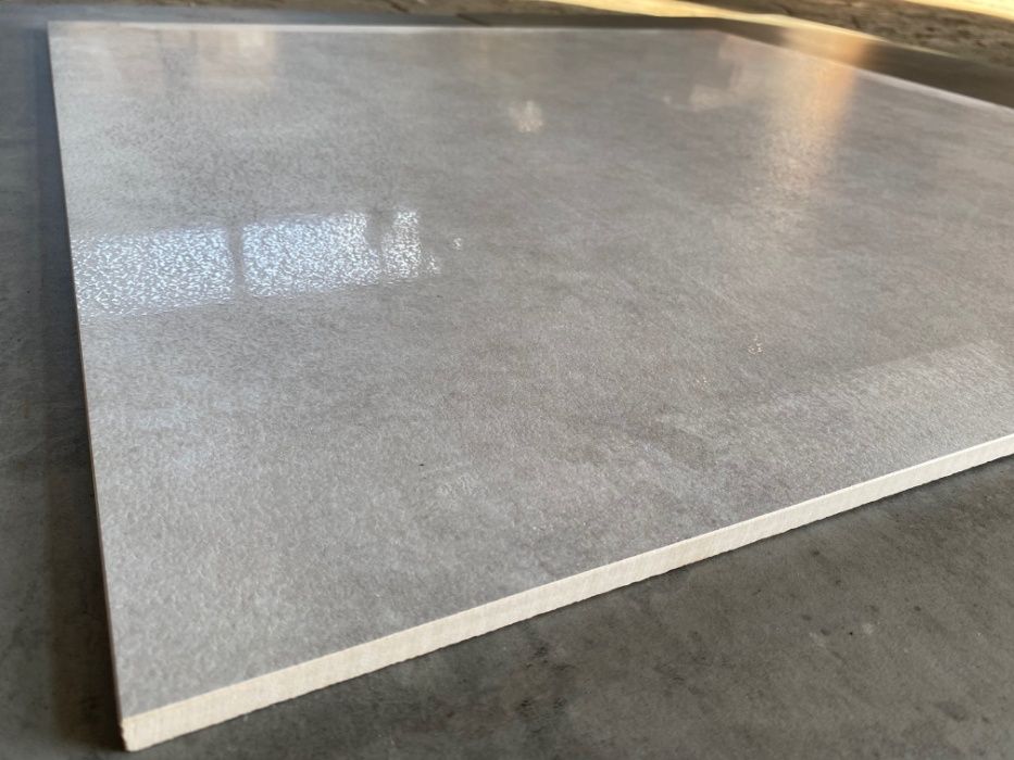 Szary betonopodobny gres 80x80 duży rozmiar TANIO
