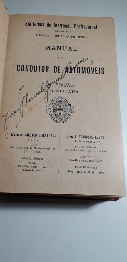 Manual do Condutor de Automóveis (Bertrand)