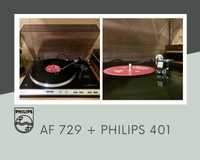 Gramofon Philips AF 729 + Philips 401 full automatic Direct Control