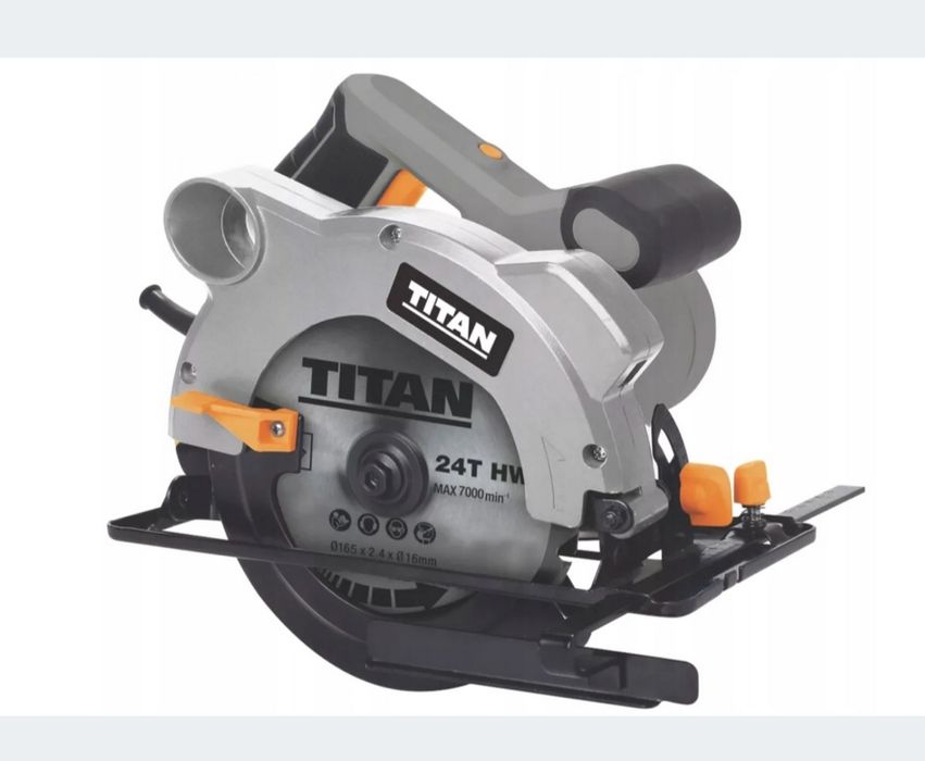 Piła tarczowa Titan TTB874CSW 1200 W 165 mm 230V najazdowa