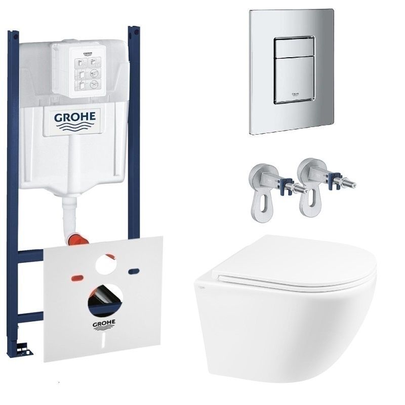 Инсталляция Grohe Rapid SL + Унитаз подвесной Q-tap Robin Склад